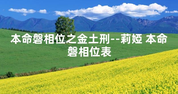本命磐相位之金土刑--莉婭 本命磐相位表